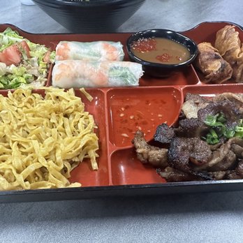 Saigon Bento - Bento #2 with charbroiled pork - Vietnamese Near Me - Bakersfield, California Saigon Bento - Bento #2 with charbroiled pork - Vietnamese Near Me - Bakersfield, California