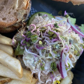BB Cafe & Catering - The inside of the tuna sandwich - Cafes Near Me - Burbank, California BB Cafe & Catering - The inside of the tuna sandwich - Cafes Near Me - Burbank, California