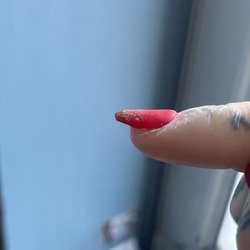 Lana Nails - How my mail looked after the girl finished the repair.