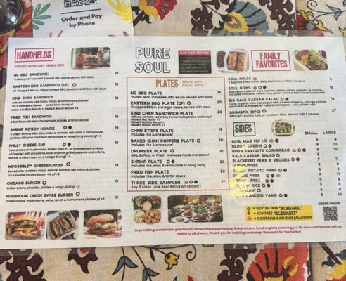 Menu photo 1 Pure Soul Durham, NC Menu photo 1 Pure Soul Durham, NC