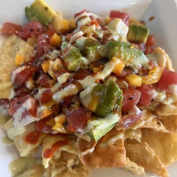 Blue Drum - Ahi Tuna Nachos - Seafood Near Me - Little River, South Carolina Blue Drum - Ahi Tuna Nachos - Seafood Near Me - Little River, South Carolina