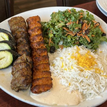 Pom & Olive - Koobideh Combo - Mediterranean Near Me - Costa Mesa, California Pom & Olive - Koobideh Combo - Mediterranean Near Me - Costa Mesa, California