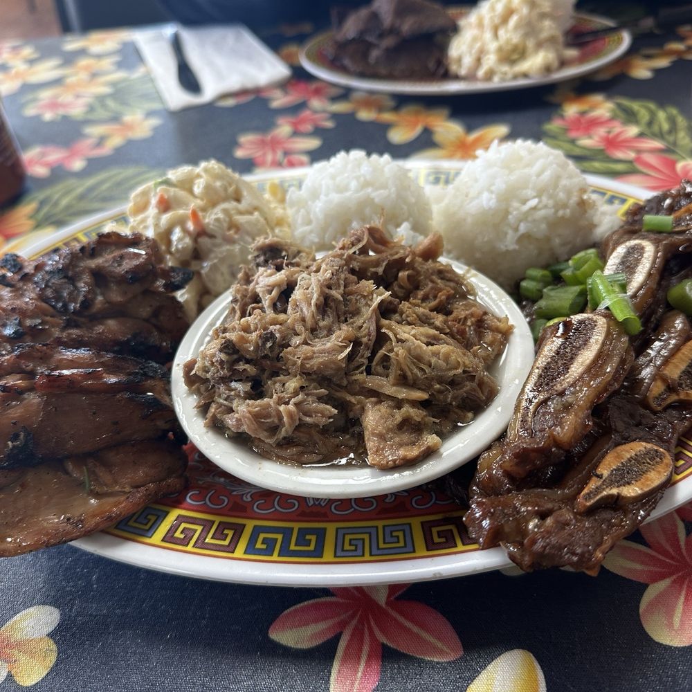 Hula Hands Restaurant - Pulehu Chicken, pig , kalbi short ribs - Hawaiian Near Me - Anchorage, Alaska Hula Hands Restaurant - Pulehu Chicken, pig , kalbi short ribs - Hawaiian Near Me - Anchorage, Alaska