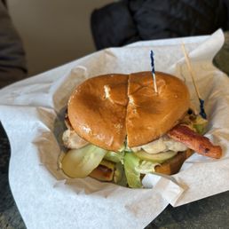 Bacon Mushroom Grilled Chicken Sandwich