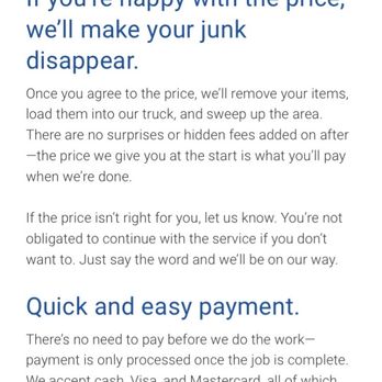 1-800-GOT-JUNK? Chicago Downtown - It says no hidden fees and no surprises - Junk Removal & Hauling Near Me - Chicago, Illinois