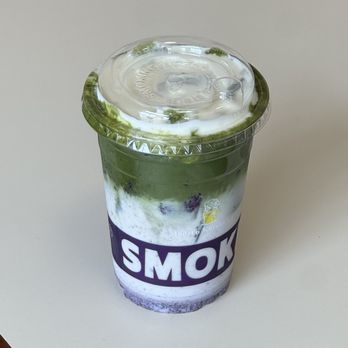 Smoking Tiger Coffee Lab - berries and cream matcha - Cafes Near Me - Huntington Beach, California