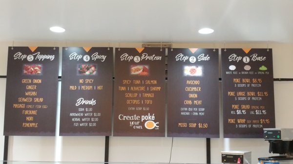 Menu photo 2 Poké OC Newport Beach, CA
