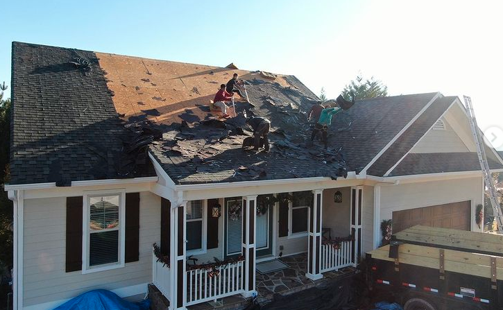 Slide of AMI Roofing