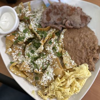 Los Dos Garcia's - Beef with chilaquiles verdes - Mexican Near Me - New Braunfels, Texas Los Dos Garcia's - Beef with chilaquiles verdes - Mexican Near Me - New Braunfels, Texas
