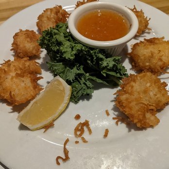 Salt Rock Tavern - Coconut shrimp (one missing- eaten fast) - New American Near Me - Oldsmar, Florida