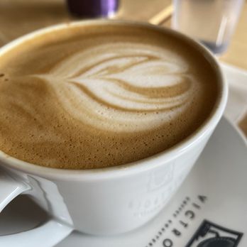 Victrola Coffee & Art - Latte with oatmilk - Coffee Roasteries Near Me - Seattle, Washington