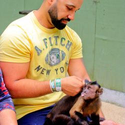 Akumal Monkey Sanctuary - I belive his name is tomas