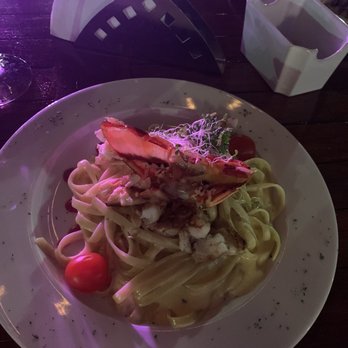 Blue Angel Restaurant - Lobster Alfredo - Mexican Near Me - Cozumel, ROO Blue Angel Restaurant - Lobster Alfredo - Mexican Near Me - Cozumel, ROO