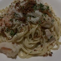 Sano's - Pasta Carbonara with Shrimp