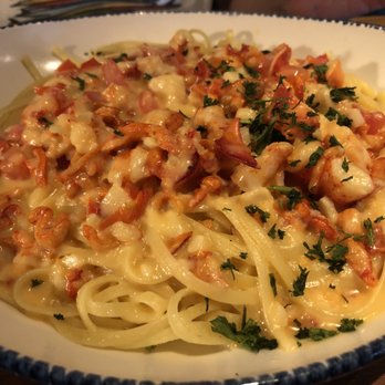Red Lobster - Wife's langostino pasta. She said it was ok. 2/5 - Seafood Near Me - Denton, Texas Red Lobster - Wife's langostino pasta. She said it was ok. 2/5 - Seafood Near Me - Denton, Texas