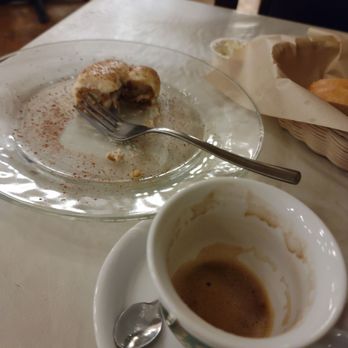 Bella Italia - Tiramisu and a finished double espresso! - Italian Near Me - Kennewick, Washington