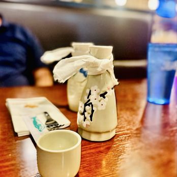 Momiji Sushi House - "Sake" hot or cold available. Love that they put the napkin around the top. BOMB. - Sushi Bars Near Me - Spring Hill, Florida Momiji Sushi House - "Sake" hot or cold available. Love that they put the napkin around the top. BOMB. - Sushi Bars Near Me - Spring Hill, Florida