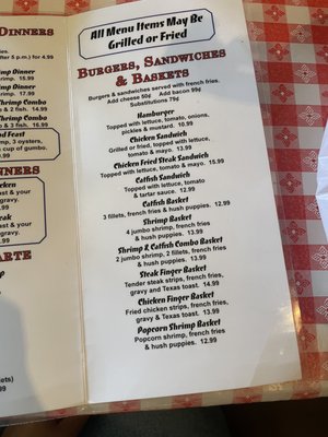 Menu photo 8 Springhill Restaurant Pflugerville, TX