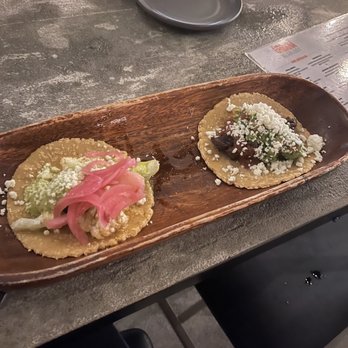 Urbana - Left- cauliflower taco, right- steak taco - Mexican Near Me - San Diego, California Urbana - Left- cauliflower taco, right- steak taco - Mexican Near Me - San Diego, California