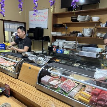 Yoshi Sushi - Hard at work! - Sushi Bars Near Me - Los Altos, California