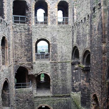 Rochester Castle - Interior of Rochester Castle - Landmarks & Historical Buildings Near Me - Rochester, MDW