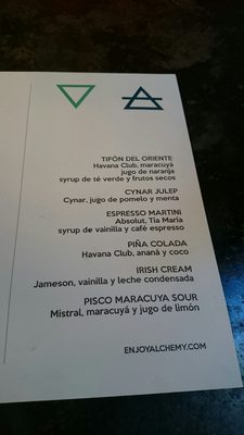 Menu photo 7 Alchemy Buenos Aires, C Menu photo 7 Alchemy Buenos Aires, C