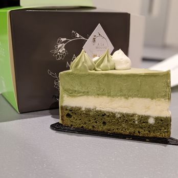 A La Mousse - Matcha Double Cheesecake - Desserts Near Me - Philadelphia, Pennsylvania A La Mousse - Matcha Double Cheesecake - Desserts Near Me - Philadelphia, Pennsylvania