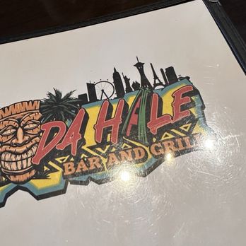 Da Hale Bar And Grill - Menu Cover - Hawaiian Near Me - Las Vegas, Nevada Da Hale Bar And Grill - Menu Cover - Hawaiian Near Me - Las Vegas, Nevada