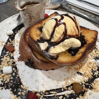 The Aussie Grind - Rocky Road French Toast - Cafes Near Me - Frisco, Texas The Aussie Grind - Rocky Road French Toast - Cafes Near Me - Frisco, Texas