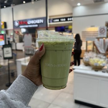 Tous Les Jours - Amazing matcha honey lavender latte - Bakeries Near Me - Tampa, Florida Tous Les Jours - Amazing matcha honey lavender latte - Bakeries Near Me - Tampa, Florida