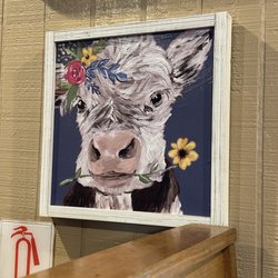 Kathy's Mason Jar Family Diner - Cute cow picture