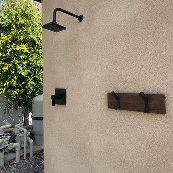 AS Plumbing Mechanical - Installed outdoor shower on side of pool house - Plumbing Near Me - Fontana, California