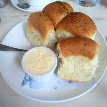 Eunice - complimentary savory rolls with herb butter! - Cajun/Creole Near Me - Houston, Texas