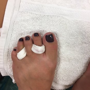 Nathan Nails & Spa - Qui's pedicure. Came out great! - Nail Salons Near Me - Goleta, California
