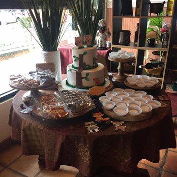 Broccolini - Baby Shoewer Cake Table Set up at Broccolini - Italian Near Me - Cooper City, Florida