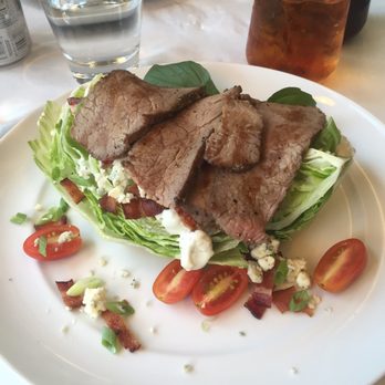 The Lemon Tree - Iceberg wedge with blue cheese dressing and tri tip steak - Cocktail Bars Near Me - Bend, Oregon