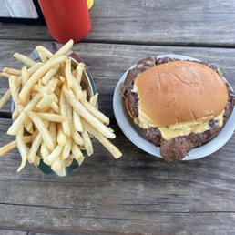 PATTY BURGER, FRIES PATTY BURGER, FRIES