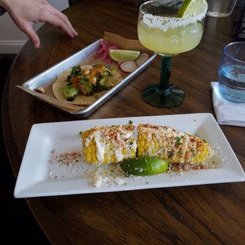 Frida 602 - Brussels sprouts taco, and elote, with a jalapeno tequila margarita. - Bars Near Me - Covington, Kentucky Frida 602 - Brussels sprouts taco, and elote, with a jalapeno tequila margarita. - Bars Near Me - Covington, Kentucky