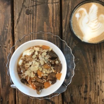 The Honeysuckle Coffee Co - Yogurt bowl with a honey vanilla latte - Coffee & Tea Near Me - Sandy, Utah The Honeysuckle Coffee Co - Yogurt bowl with a honey vanilla latte - Coffee & Tea Near Me - Sandy, Utah