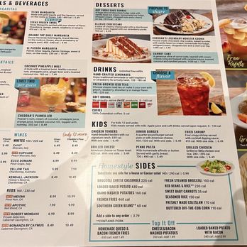 Cheddar's Scratch Kitchen - Menu - American Near Me - San Antonio, Texas