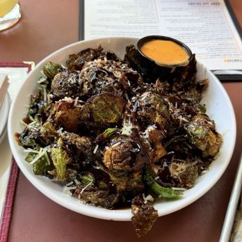 Brahma Bar and Grill - Crispy Brussel Sprouts  So crispy and good - New American Near Me - Fair Oaks, California