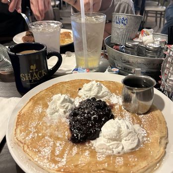 Shack Breakfast & Lunch - Lemon Blueberry Pancake and coffee - American Near Me - Frontenac, Missouri Shack Breakfast & Lunch - Lemon Blueberry Pancake and coffee - American Near Me - Frontenac, Missouri
