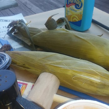 Captain James Landing - Corn on the cob was delicious - Seafood Near Me - Baltimore, Maryland Captain James Landing - Corn on the cob was delicious - Seafood Near Me - Baltimore, Maryland