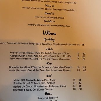 Ceibo - Drink menu - Wine Bars Near Me - Washington, DC, District of Columbia Ceibo - Drink menu - Wine Bars Near Me - Washington, DC, District of Columbia