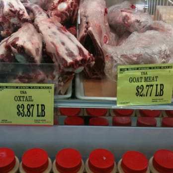 7 Brothers Supermarket - a display of raw meat - Grocery Near Me - Philadelphia, Pennsylvania