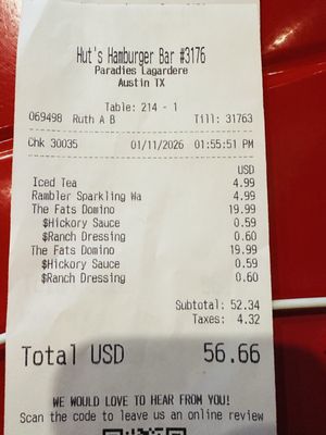 Hut’s Hamburgers by null