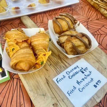 N.C. State Fairgrounds - Taste - A new food , Fried Hazlenut Croissant from La Farm Bakery - Festivals Near Me - Raleigh, North Carolina N.C. State Fairgrounds - Taste - A new food , Fried Hazlenut Croissant from La Farm Bakery - Festivals Near Me - Raleigh, North Carolina