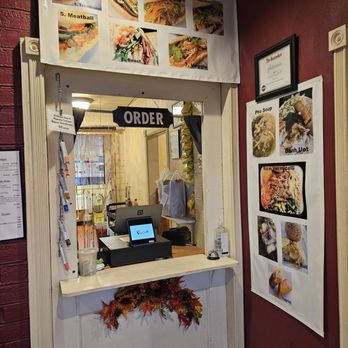 Viet Sub - The ordering counter with pictures of some of the food all around. - Vietnamese Near Me - Roanoke, Virginia Viet Sub - The ordering counter with pictures of some of the food all around. - Vietnamese Near Me - Roanoke, Virginia