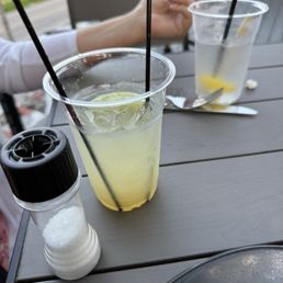 This is what we got for a $12.00 Margarita "With Salt"!