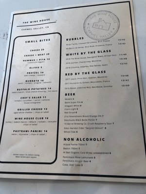 Menu photo 6 The Wine House Carmel Valley, CA Menu photo 6 The Wine House Carmel Valley, CA
